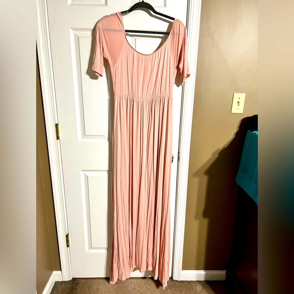 Pink Maternity Dress by Pink Blush. Size large